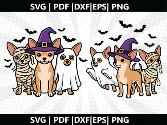 Chihuahua Halloween SVG Cricut Cut File