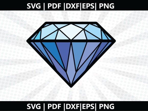 Diamond Gem SVG Cricut Cut File: Graphics & Freebies for Crafters