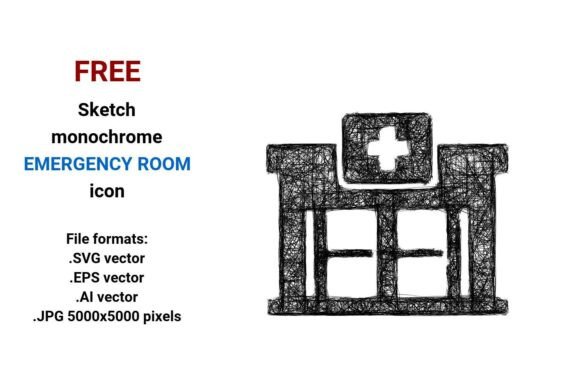 FREE Sketch Emergency Room Icon: Graphics for Real Projects