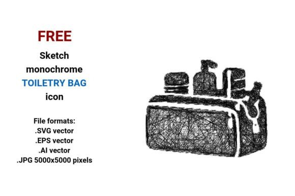 FREE Sketch Toiletry Bag Icon