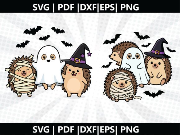 Hedgehog Helloween SVG Cricut Cut File