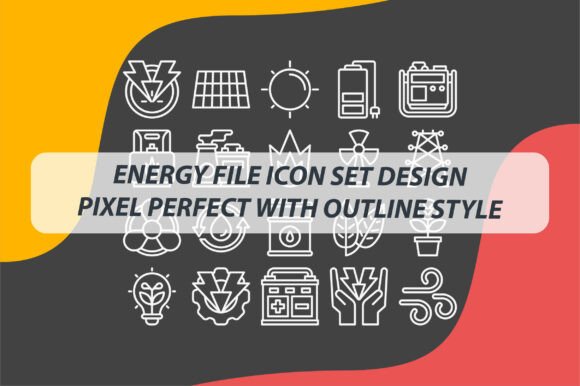 Icon Set Energy: Graphics for Freebies