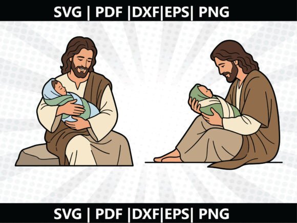 Jesus Loves SVG Cricut Cut File: Graphics for Freebies