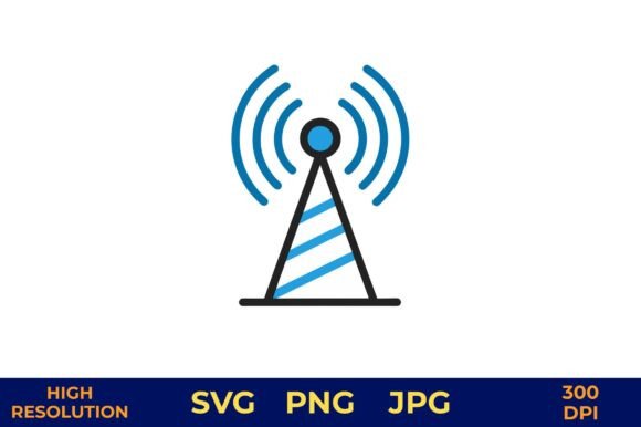 Mobile Signal Waves Graphic Freebies