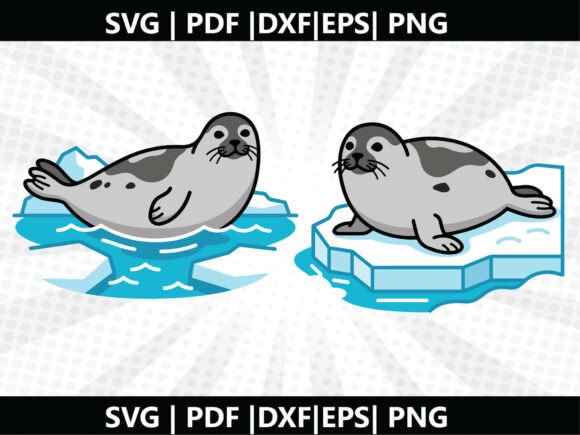 Seal Plop SVG Cricut Cut File: Graphics and Freebies for Local Business